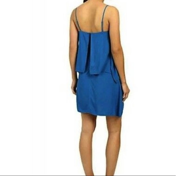 SPLENDID Voile popover Dress A Line Regatta Blue - Picture 2 of 7